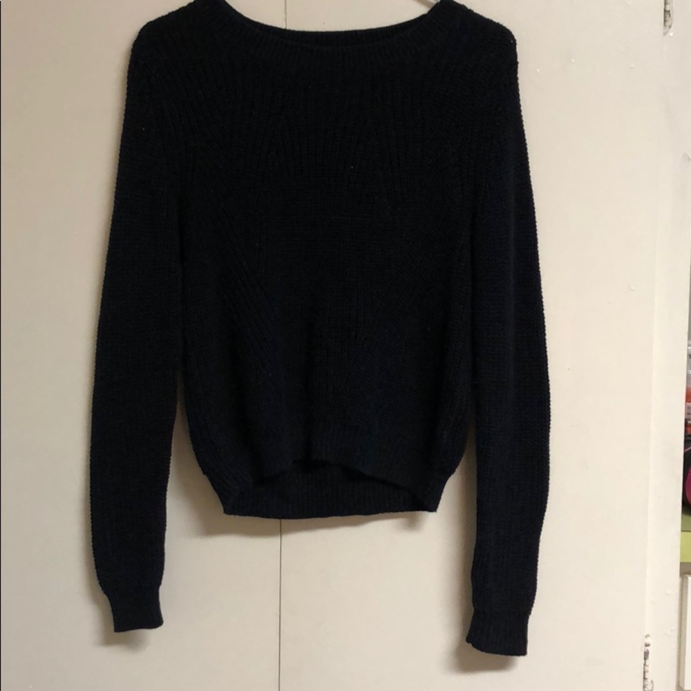 H & M Navy Blue Sweater